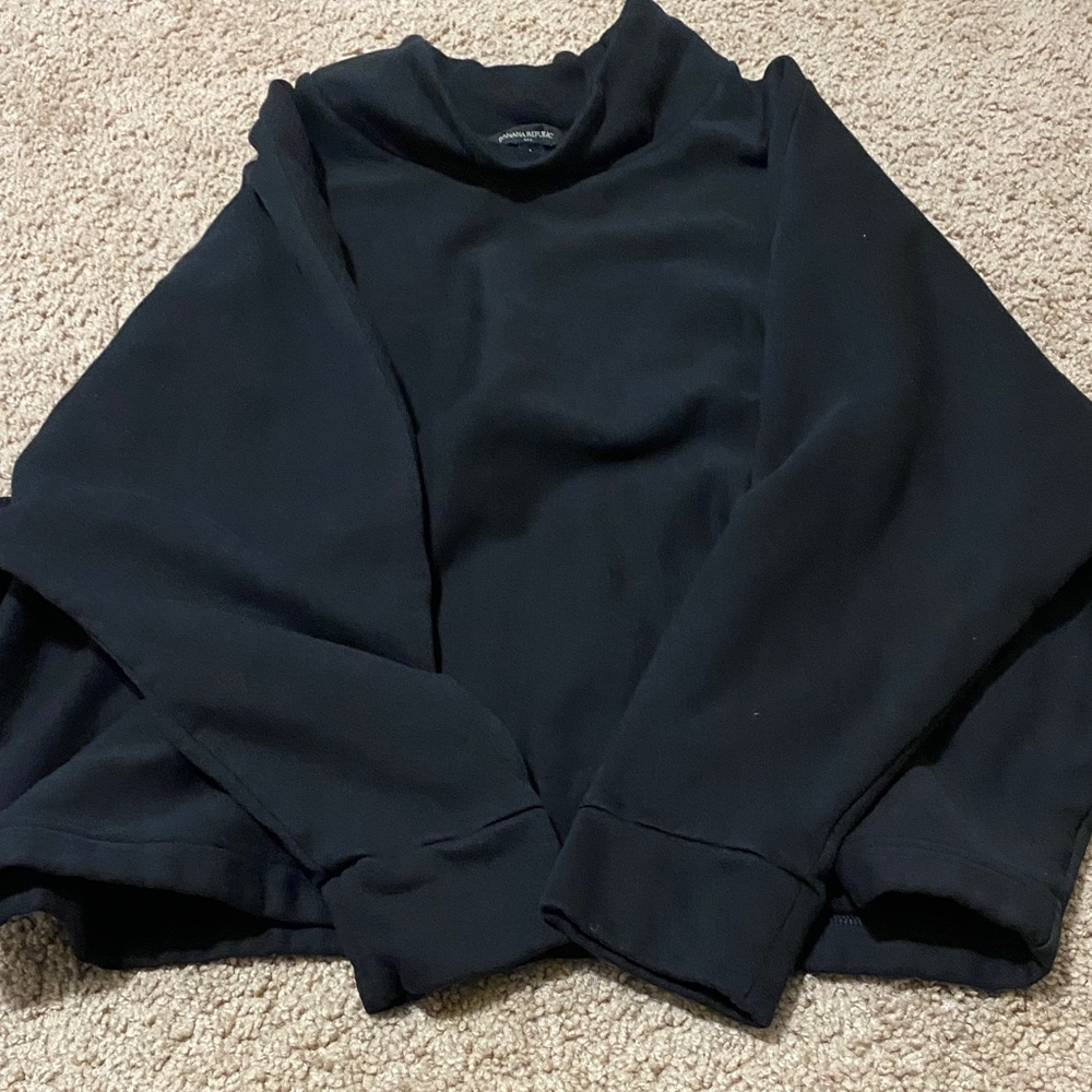 Banana Republic Black Cowl Neck Sweater